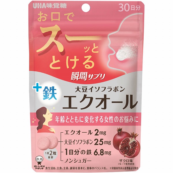 瞬間サプリ エクオール 30日分 SP 60g (1g×60粒)
