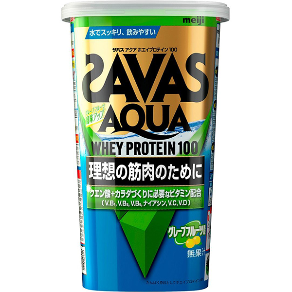 ザバス アクア ホエイプロテイン100 グレープフルーツ風味 (280g)