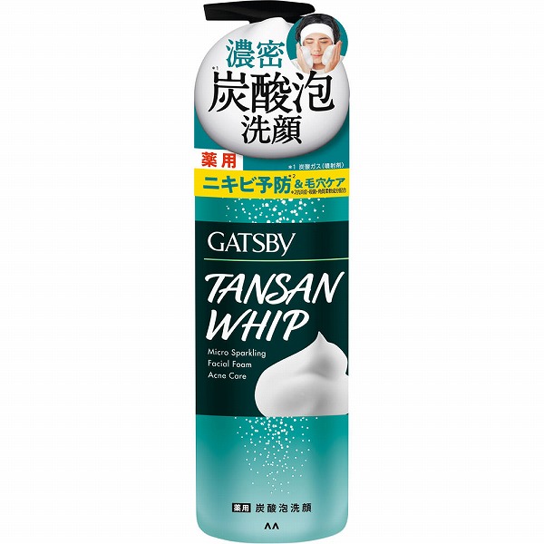 ギャツビー マイクロスパークリング泡洗顔 アクネケア 200g【医薬部外品】