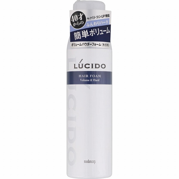 ルシード ボリュームパウダーフォーム ふんわりハード 185g