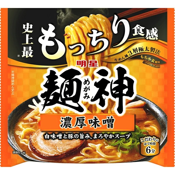 明星 麺神 濃厚味噌 115g×10個 4ケースセット (計40個)