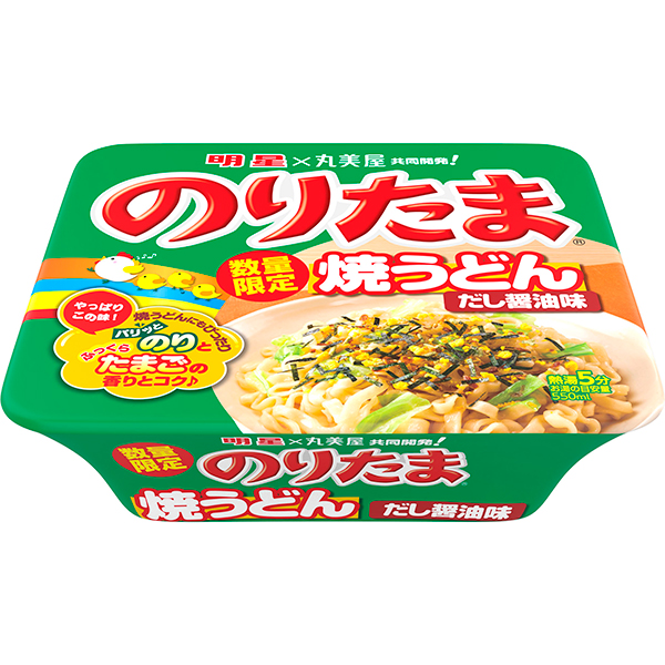明星 のりたま 焼うどん だし醤油味 113g×12個 (1ケース)