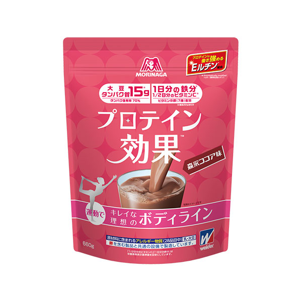 プロテイン プロテイン効果森永ココア味 660g