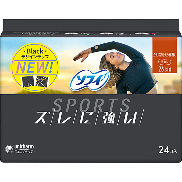 ソフィＳＰＯＲＴＳ 260羽なし(24枚)×3個セット【医薬部外品】