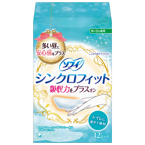 ソフィシンクロフィット 多い日の昼用（96個入） ✕4ケース Amazon | Sofy ソフィ 【ナプキンにプラスする新習慣