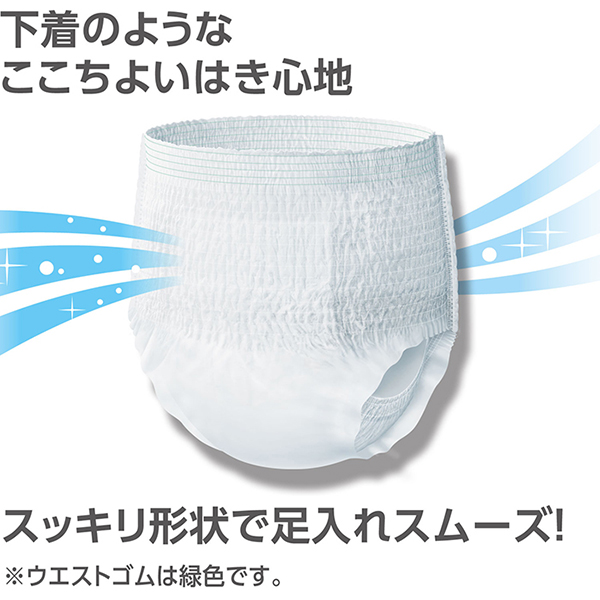 ライフリーうす型軽快パンツMサイズ2回吸収32枚入×2パック【直送品】