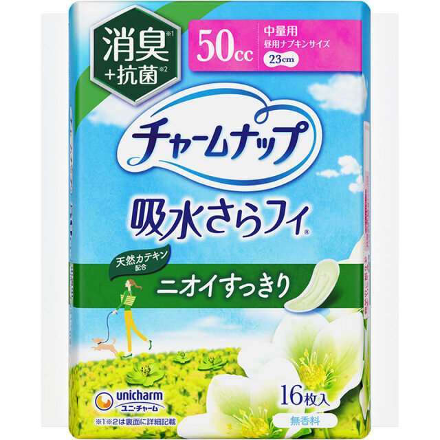 チャームナップ 吸水さらフィ 中量用 消臭タイプ 16枚
