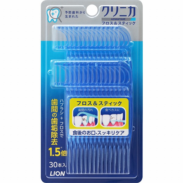 クリニカアドバンテージ フロス＆スティック 30本