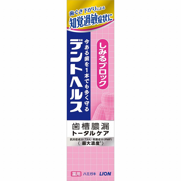 デントヘルス薬用ハミガキ しみるブロック 28g【医薬部外品】