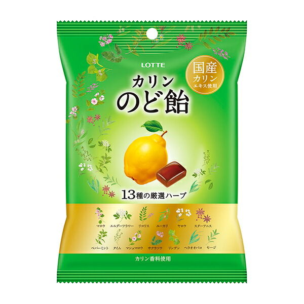 ロッテ　のど飴 102g×10個入り(1ケース)