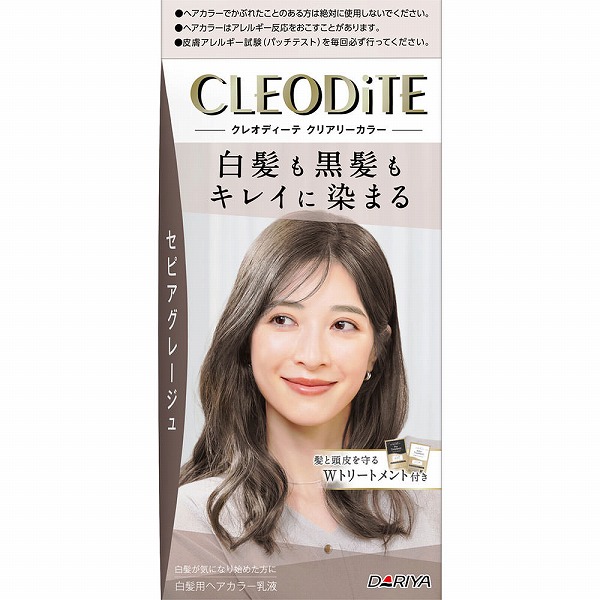 クレオディーテ クリアリーカラー（白髪用） セピアグレージュ【医薬部外品】