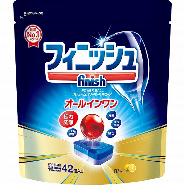 フィニッシュオールインワンプレミアムパワーボールキューブＭ 756g（18g×42個）