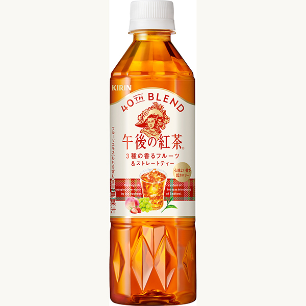 午後の紅茶40THBLEND3種の香るフルーツ＆ストレートティー 500ml×24本 (1ケース)