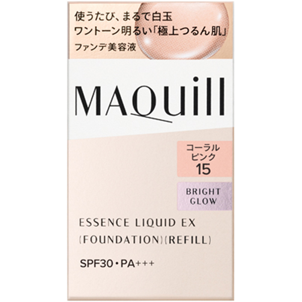 資生堂 マキアージュ エッセンスリキッド EX ブライトグロウ コーラルピンク15  (レフィル) 24mL