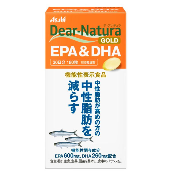 【機能性表示食品】ディアナチュラゴールド　ＥＰＡ＆ＤＨＡ　３０日分　１８０粒