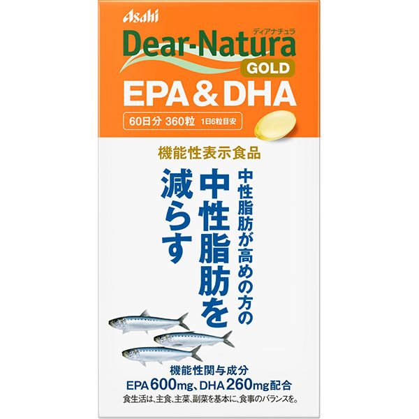 ディアナチュラゴールド ＥＰＡ＆ＤＨＡ(608mg×360粒)【機能性表示食品】