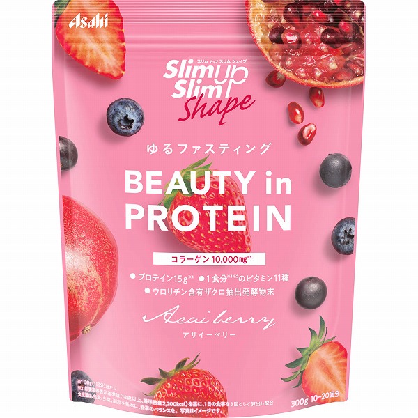 スリムアップスリムシェイプ BEAUTY in PROTEIN アサイーベリー 300g