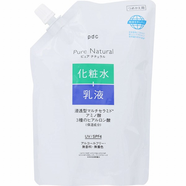 ピュア ナチュラル エッセンスローション UV（大容量つめかえ用） 390mL