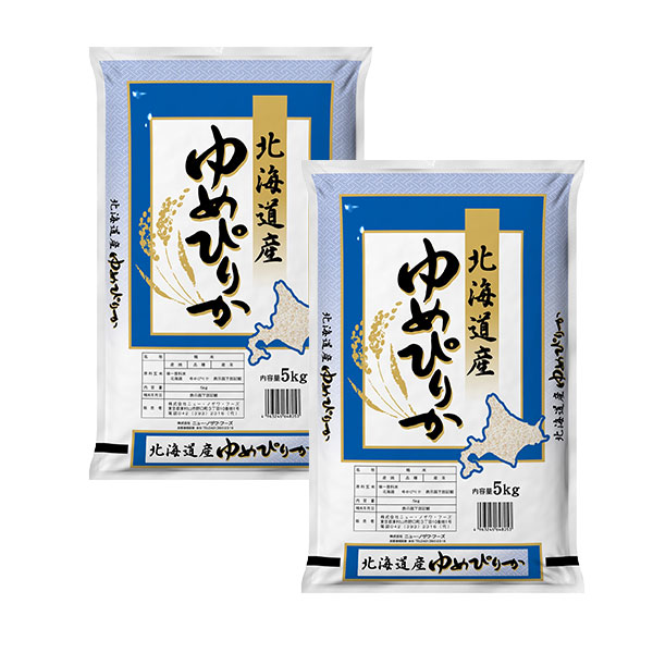 送料無料 北海道産　ゆめぴりか　5kg×2 (計10kg)【直送品・代引不可】NF