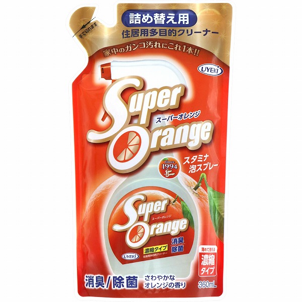 スーパーオレンジ 消臭・除菌 泡タイプ（Ｎ） （詰め替え用） 360mL