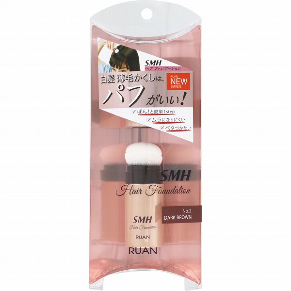 SMHヘアファンデーションステイック ダークブラウン 3g