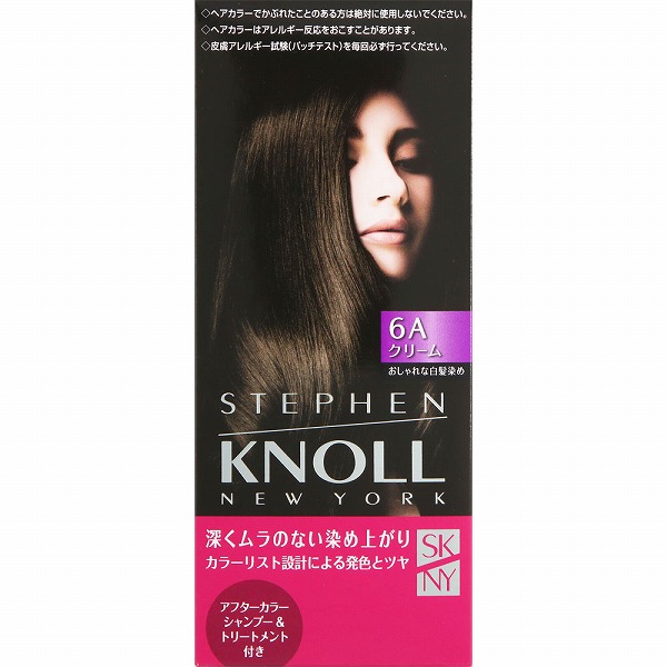 スティーブンノル カラークチュール クリームヘアカラー 6Aアイスブラウン 1個【医薬部外品】