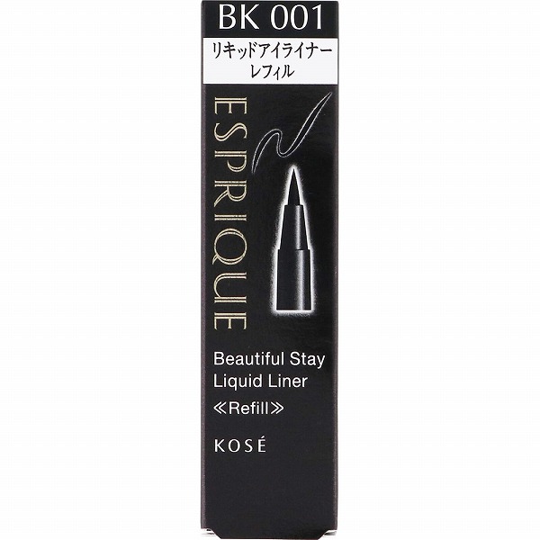 エスプリーク ビューティフルステイ リキッドライナー レフィル BK001ブラック 0.45mL