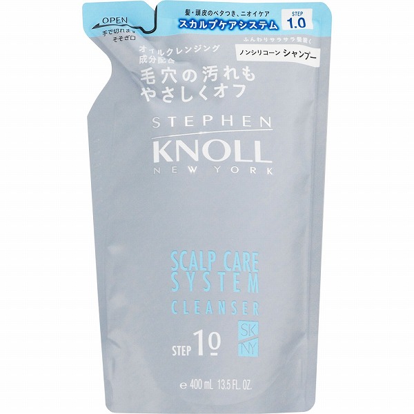 スティーブンノル スカルプケアシステム クレンザー（詰替え用） 400mL