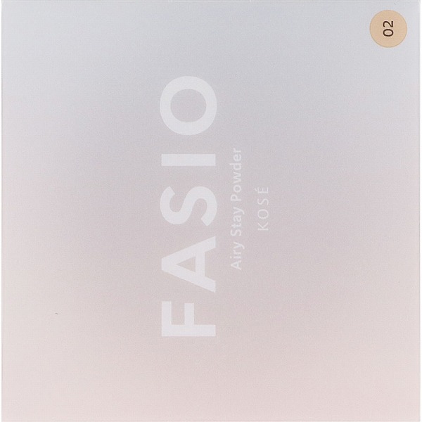 ファシオ エアリーステイ パウダー 02 ベージュ 10g