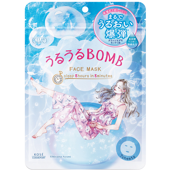 コーセー クリアターン うるうるBOMBマスク 7枚入