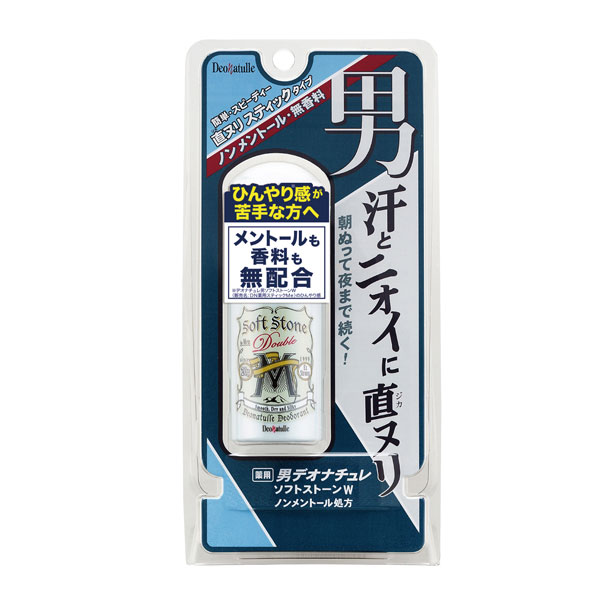 デオナチュレ　男ソフトストーンＷノンメントール処方　20g（医薬部外品）