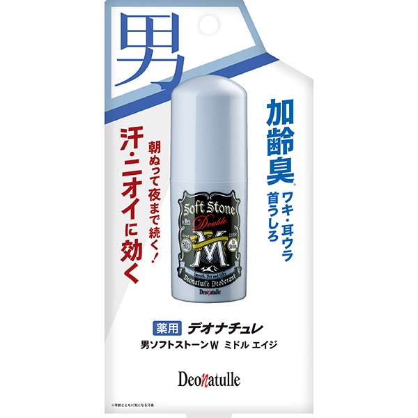 デオナチュレ  男ソフトストーンW ミドル エイジ【医薬部外品】 20g