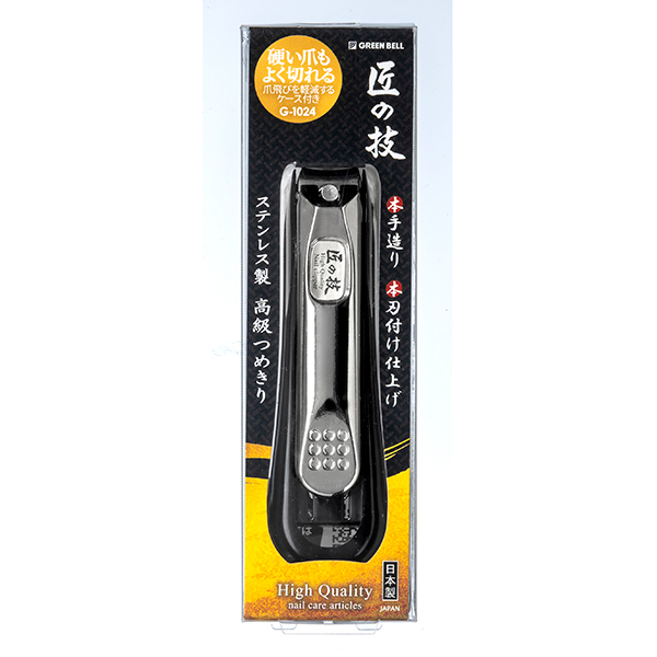 ステンレス製高級爪切り　カーブ刃　G-1024