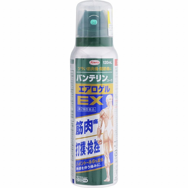 ★バンテリンコーワエアロゲルＥＸ(120mL)【第2類医薬品】