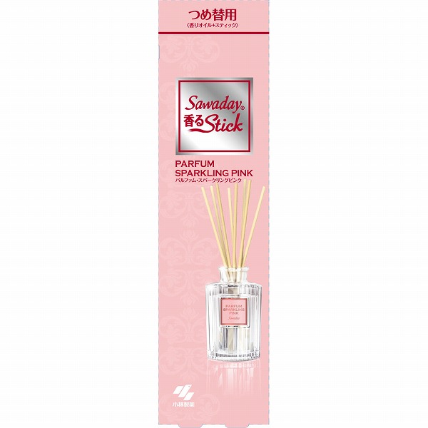 小林製薬 Sawaday 香るStick つめ替用 パルファムスパークリングピンク (70mL)