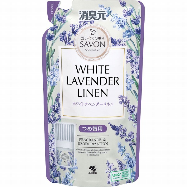消臭元SAVON つめ替用 ホワイトラベンダーリネン 400mL