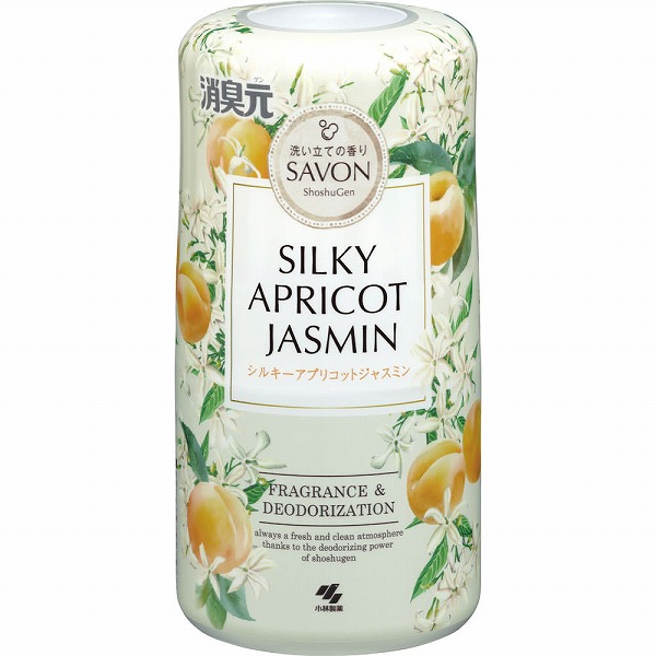 消臭元SAVON シルキーアプリコットジャスミン 400mL