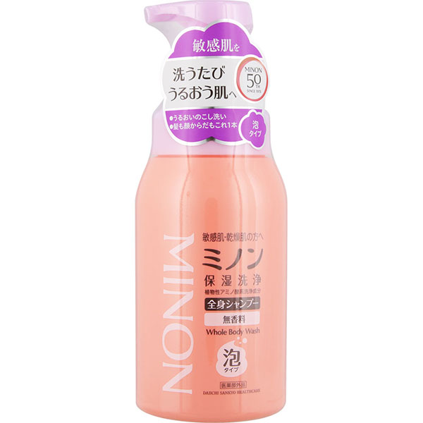 ミノン全身シャンプー泡タイプ 500mL【医薬部外品】