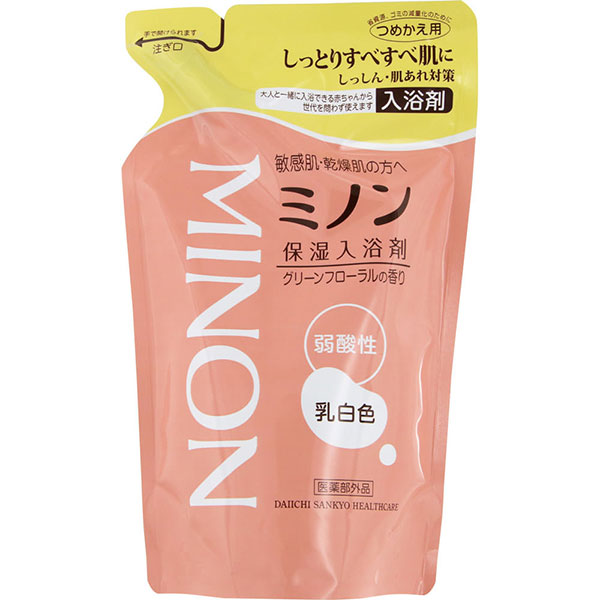 ミノン 薬用保湿入浴剤 詰替用(400mL)【医薬部外品】