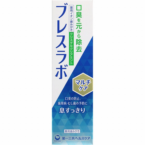 ブレスラボ マルチケア クリスタルクリアミント 90g【医薬部外品】