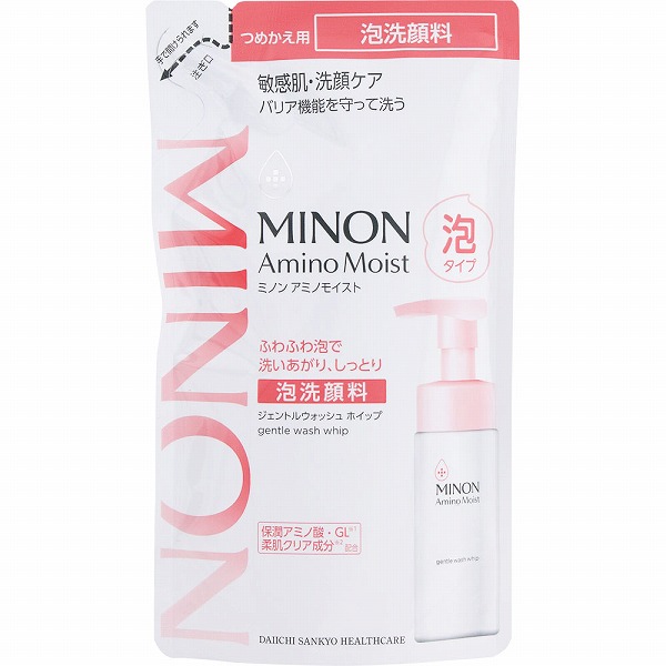 ミノン アミノモイスト ジェントルウォッシュ ホイップ つめかえ用 130mL