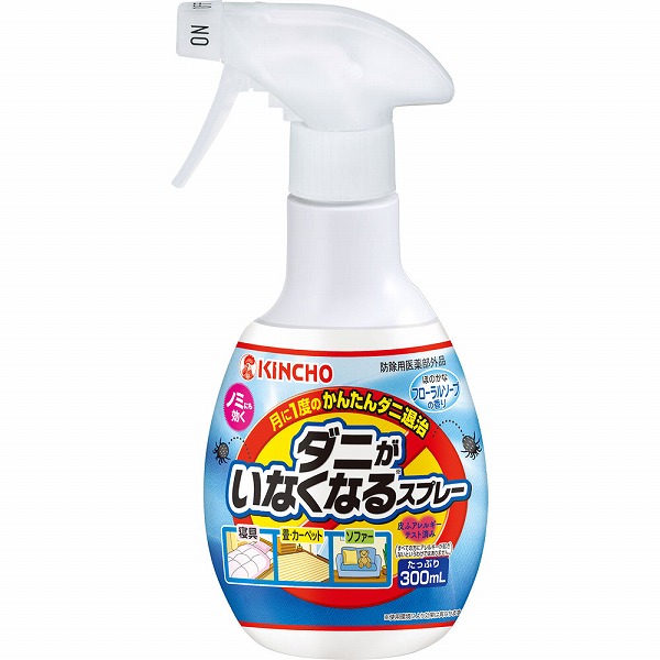 ダニがいなくなるスプレーＶ フローラルソープの香り 300mL【防除用医薬部外品】
