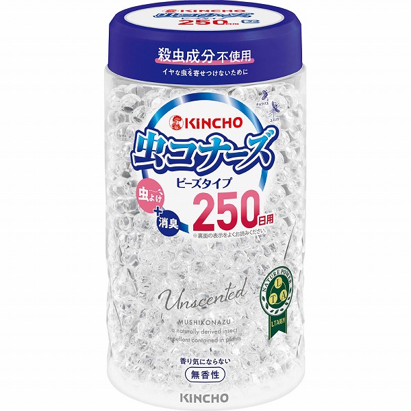 虫コナーズビーズ スリムタイプ250日 無香性 360g