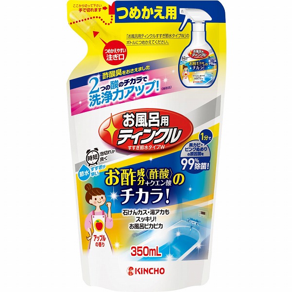 お風呂用ティンクル すすぎ節水タイプ つめかえ用 350ml