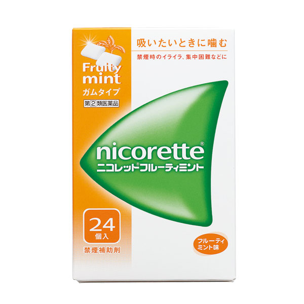 ★ニコレットフルーティミント 24錠【指定第2類医薬品】