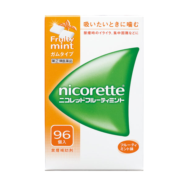 ★ニコレットフルーティミント 96錠【指定第2類医薬品】