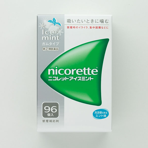 ★ニコレットアイスミント(96個入)【指定第2類医薬品】