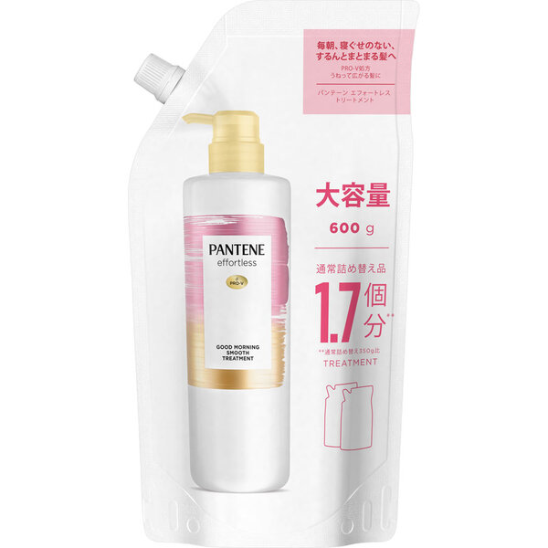 パンテーン エフォートレス グッドモーニングスムース トリートメント 詰替特大 600g