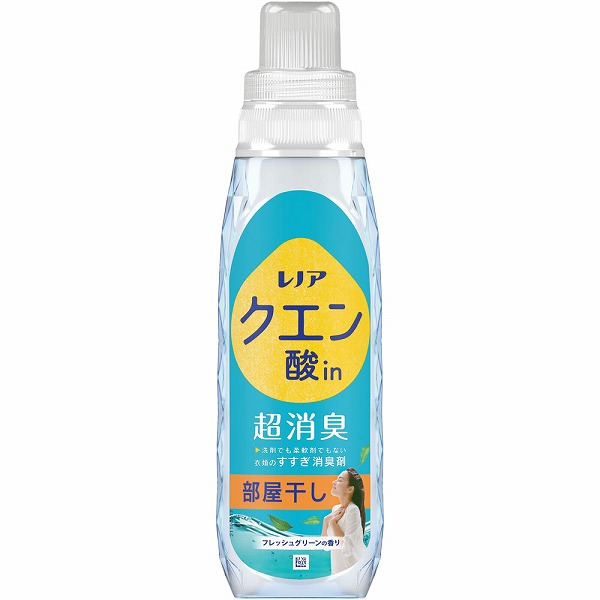 レノア クエン酸in 超消臭 部屋干しフレッシュグリーンの香り 430mL×12個入り (1ケース)