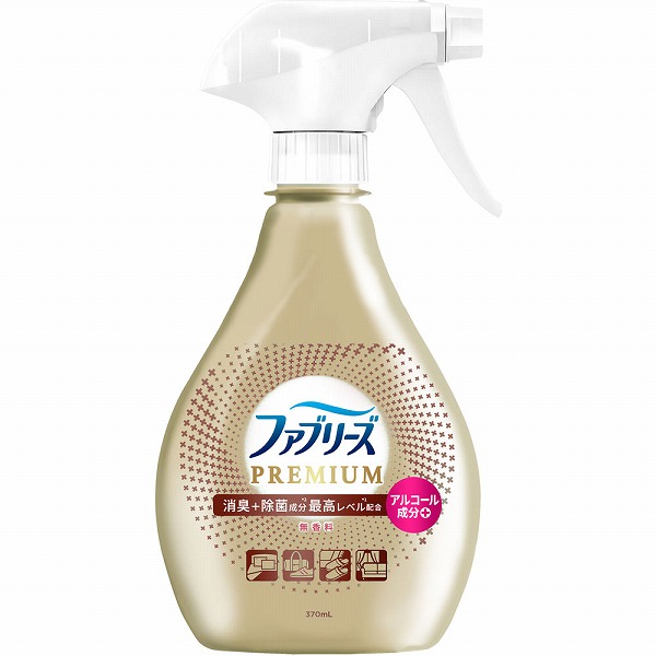 ファブリーズＷ除菌+消臭 プレミアム 無香料 370mL